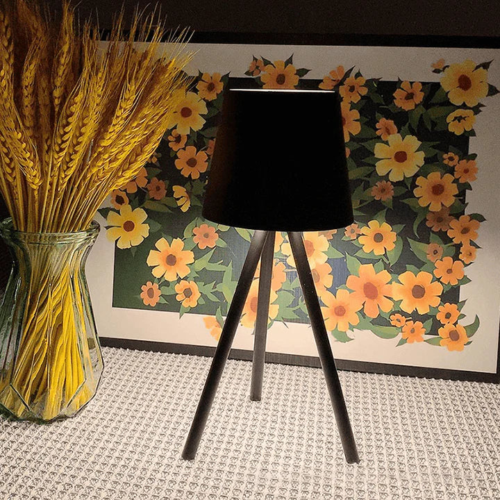 Sleek Portable LED Table Lamp for Ambient Home Lighting - PortTable