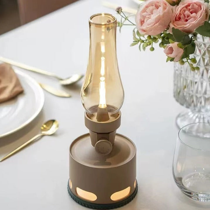Vintage LED Table Lamp for Warm Ambience and Retro Charm - RetroTable