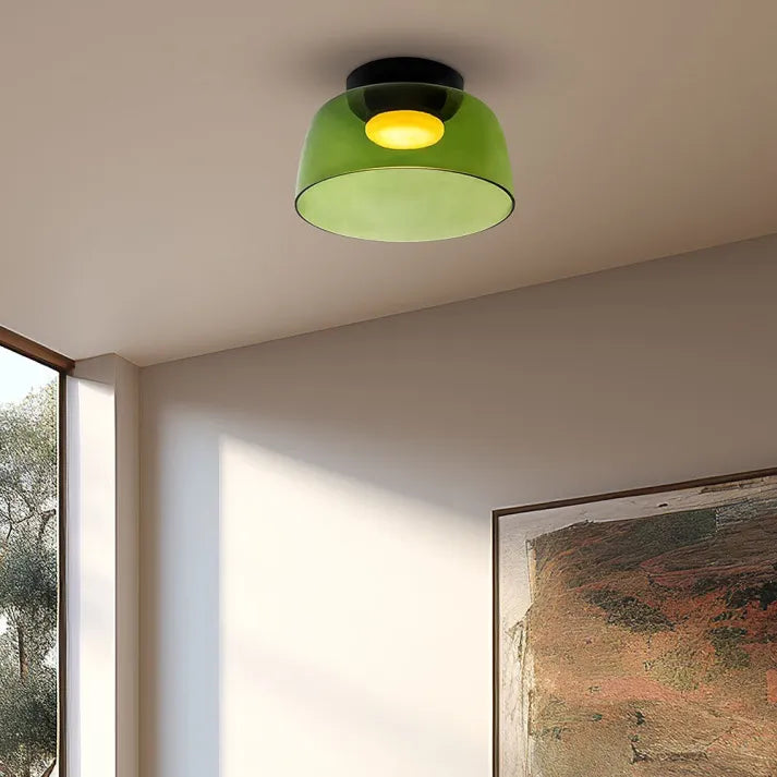 Vintage-Inspired Glass Ceiling Lamp for a Bold, Medieval Ambience - GlassCeil