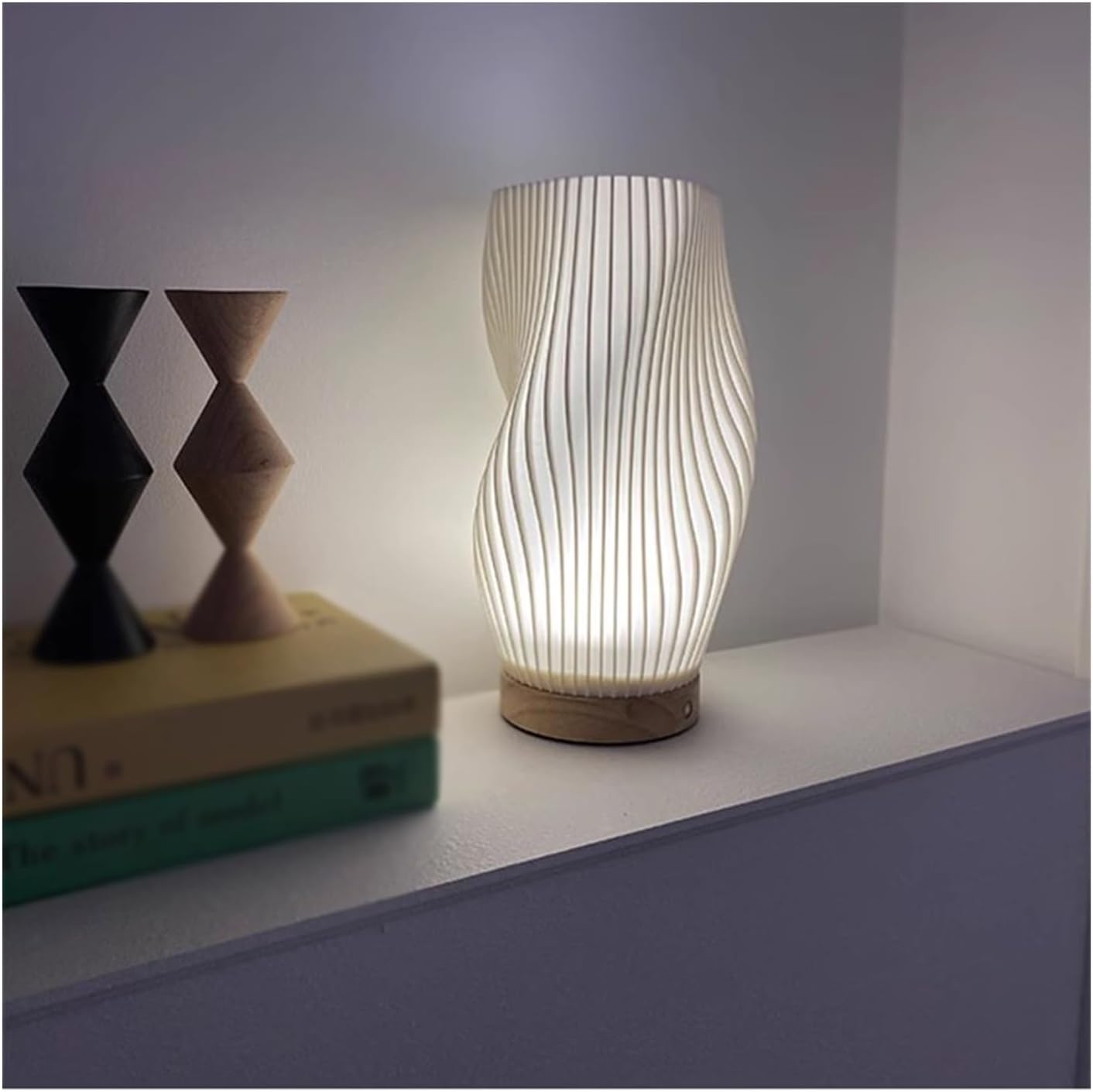 Tranquil LED Wave Lamp for a Cozy Vibe - WaveTable