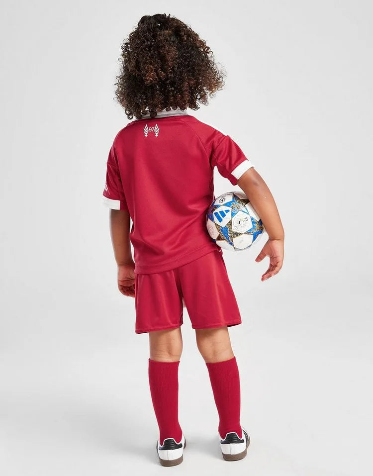 2025-26 Liverpool Home Kids Football Kit