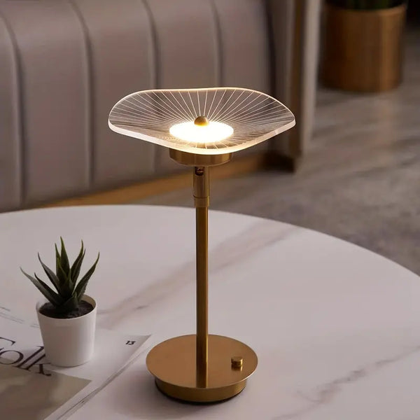 Sleek Modern LED Table Lamp with Soft Ambiance for Cozy Nights - NightTable