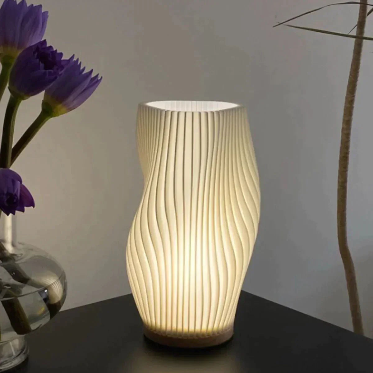 Tranquil LED Wave Lamp for a Cozy Vibe - WaveTable