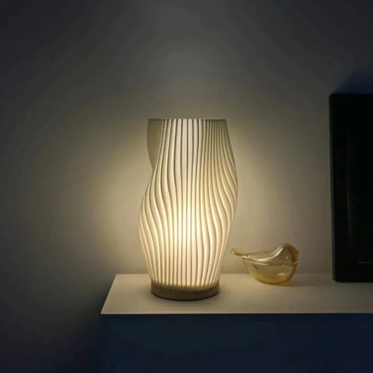 Tranquil LED Wave Lamp for a Cozy Vibe - WaveTable