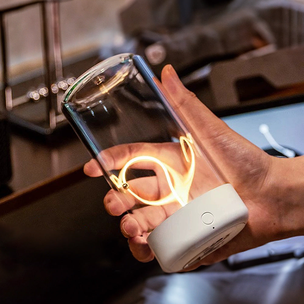 Sleek Magnetic LED Table Lamp for Cozy & Modern Spaces - MagTable