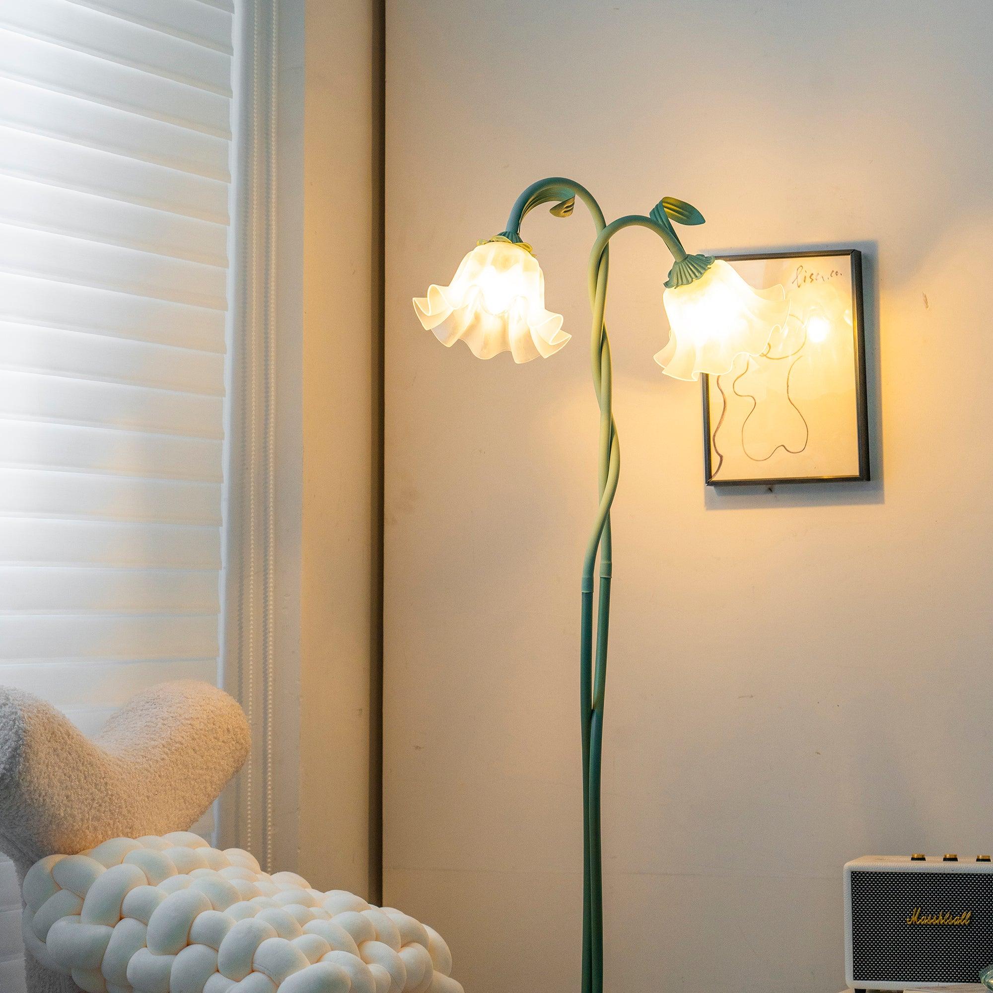 Elegant Floral LED Table Lamp - FloralTable