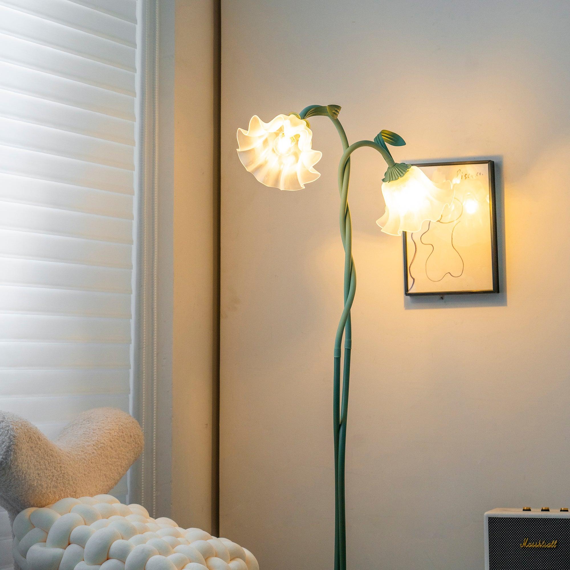 Elegant Floral LED Table Lamp - FloralTable