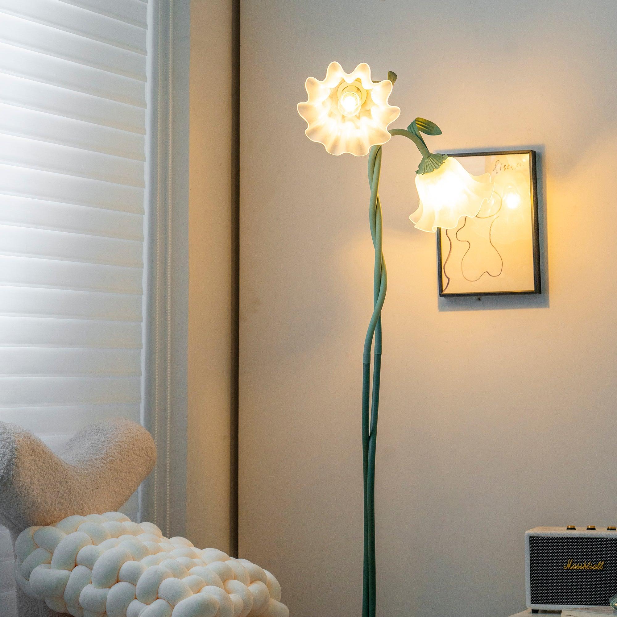 Elegant Floral LED Table Lamp - FloralTable