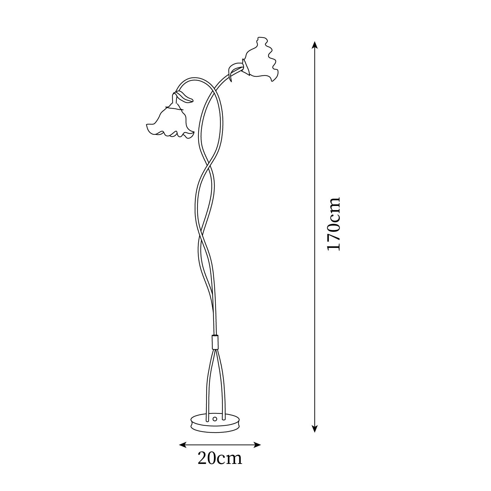 Elegant Floral LED Table Lamp - FloralTable