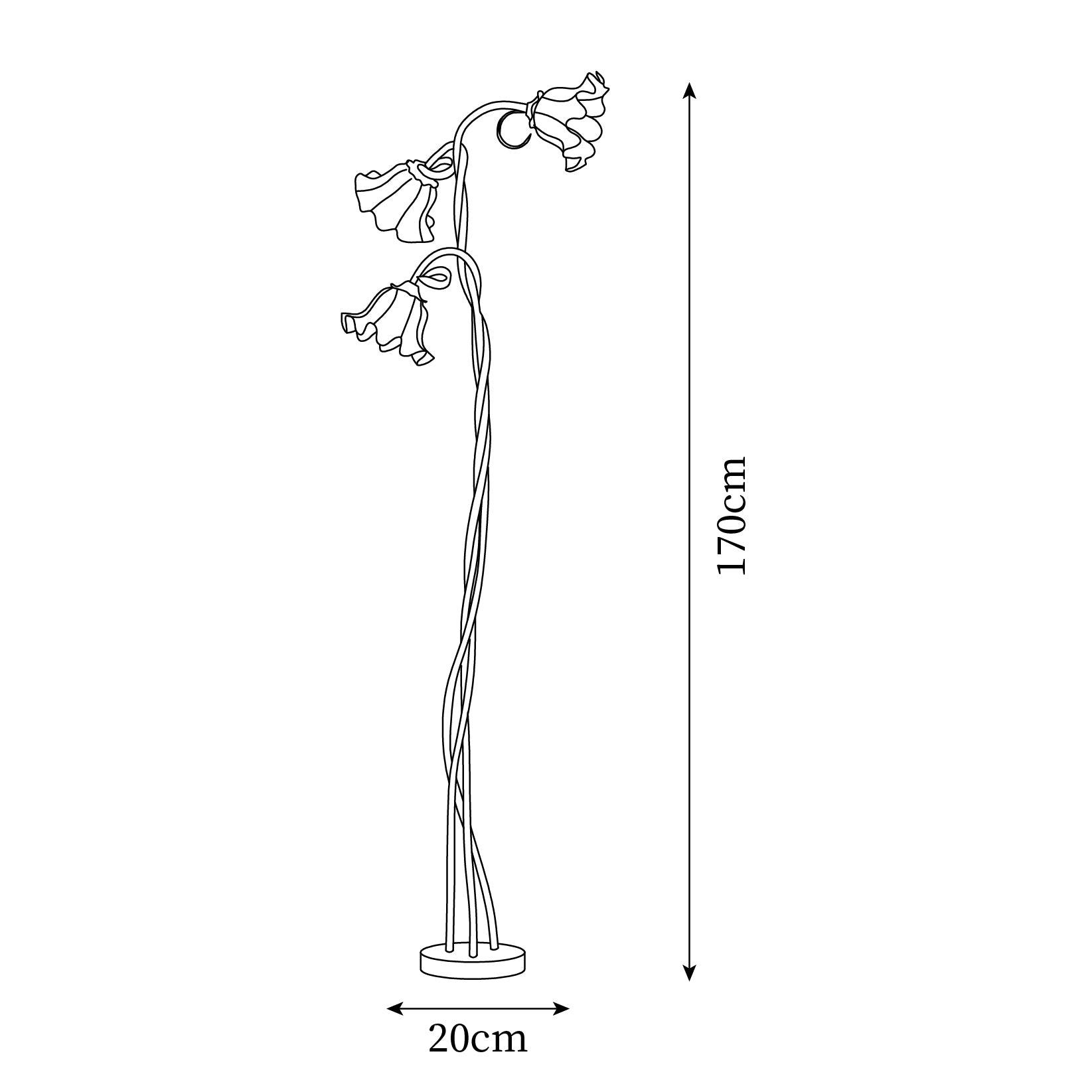 Elegant Floral LED Table Lamp - FloralTable