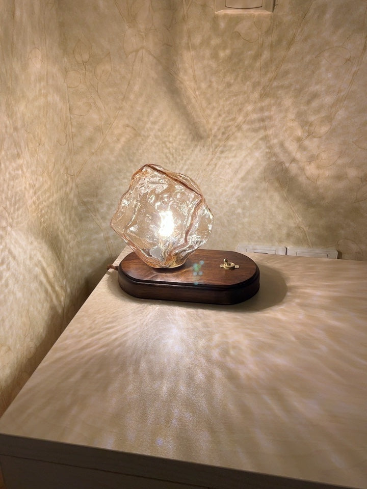 Elegant Motion-Sensing Table Lamp with Frosted Glass - FrostTable