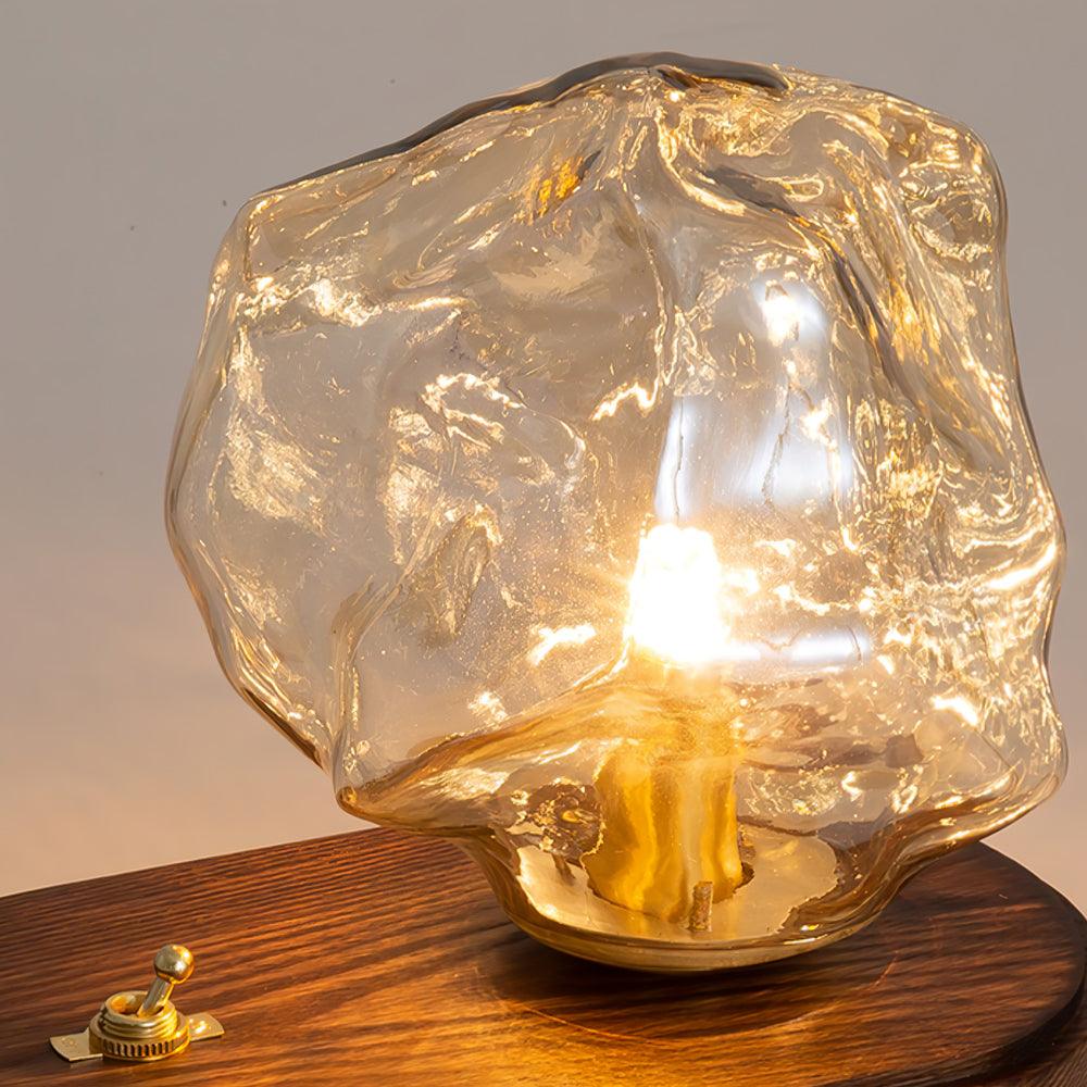 Elegant Motion-Sensing Table Lamp with Frosted Glass - FrostTable