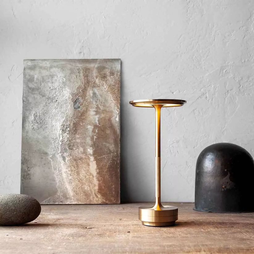 Sleek & Modern Table Lamp with Ambient Glow - GlowTable