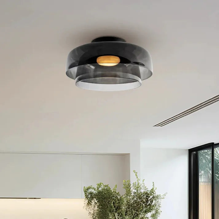 Vintage-Inspired Glass Ceiling Lamp for a Bold, Medieval Ambience - GlassCeil