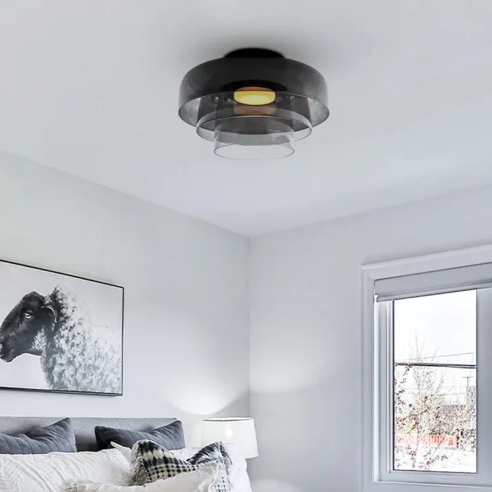Vintage-Inspired Glass Ceiling Lamp for a Bold, Medieval Ambience - GlassCeil