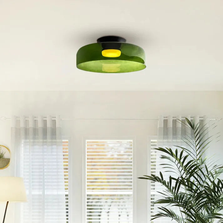 Vintage-Inspired Glass Ceiling Lamp for a Bold, Medieval Ambience - GlassCeil
