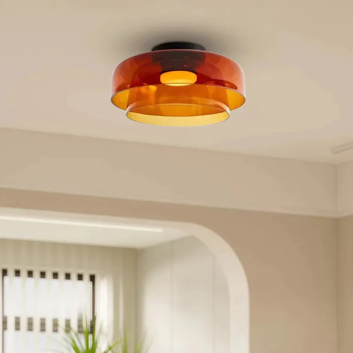 Vintage-Inspired Glass Ceiling Lamp for a Bold, Medieval Ambience - GlassCeil