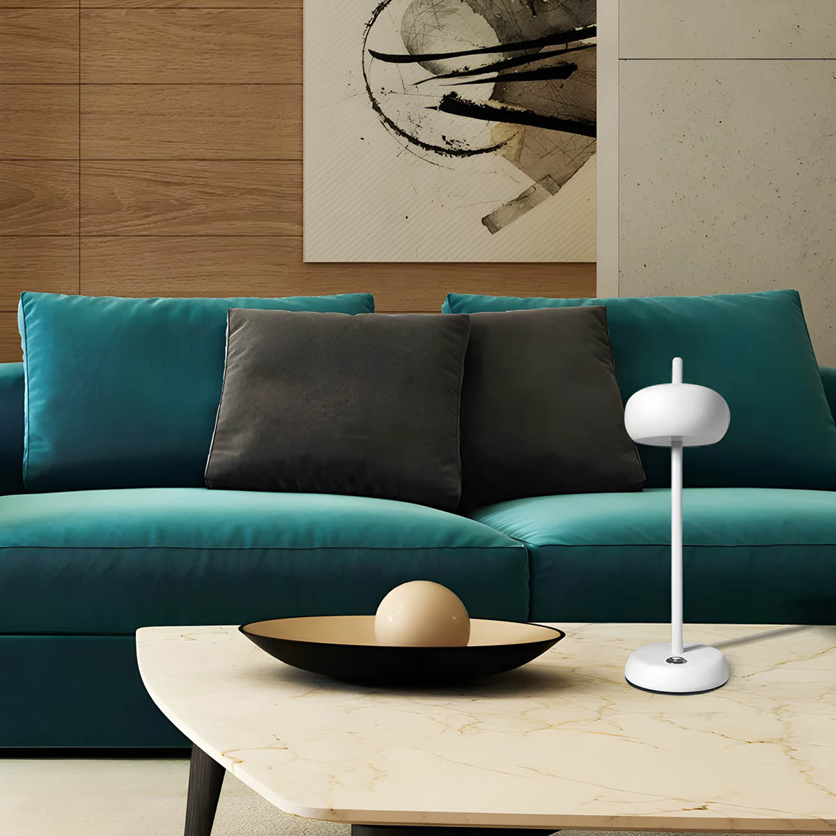 Sleek Modern Table Lamp for a Warm and Inviting Glow - WarmTable