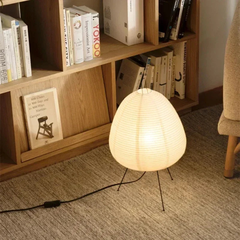 Natural LED Table Lamp for a Cozy Living Room Glow - StoneTable
