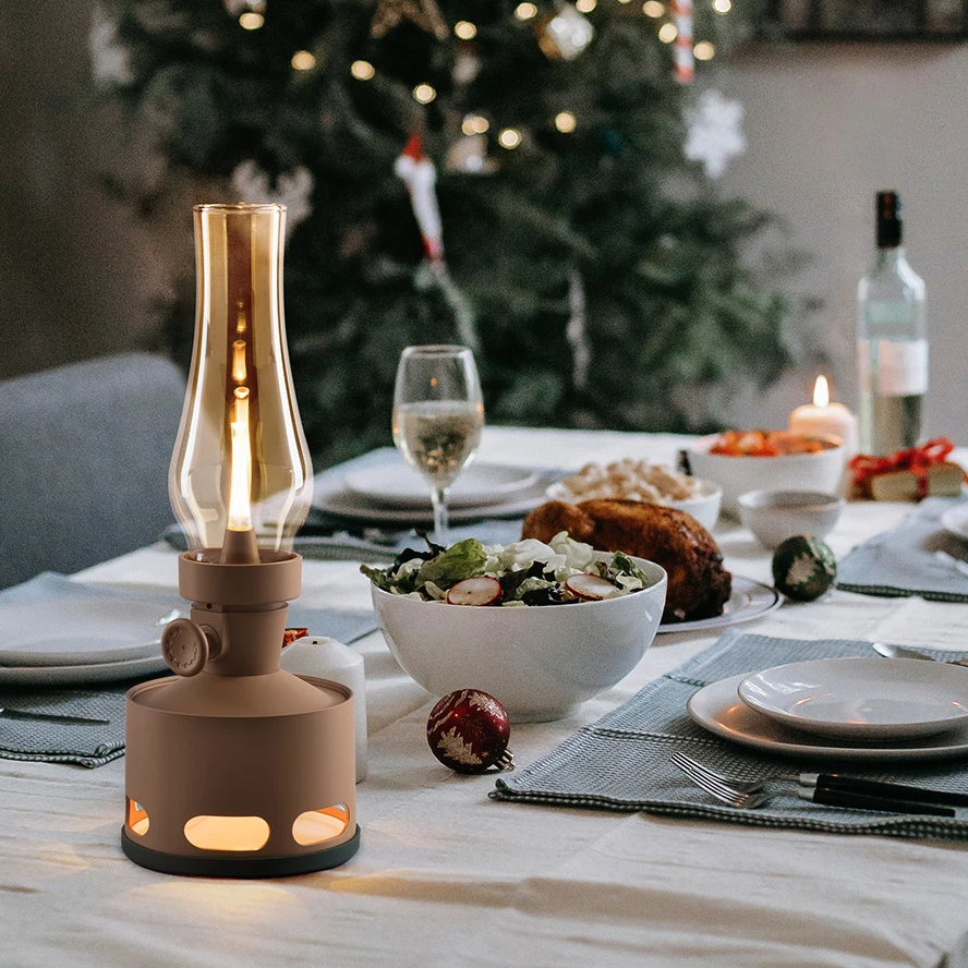 Vintage LED Table Lamp for Warm Ambience and Retro Charm - RetroTable