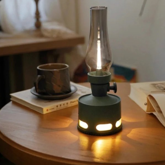 Vintage LED Table Lamp for Warm Ambience and Retro Charm - RetroTable