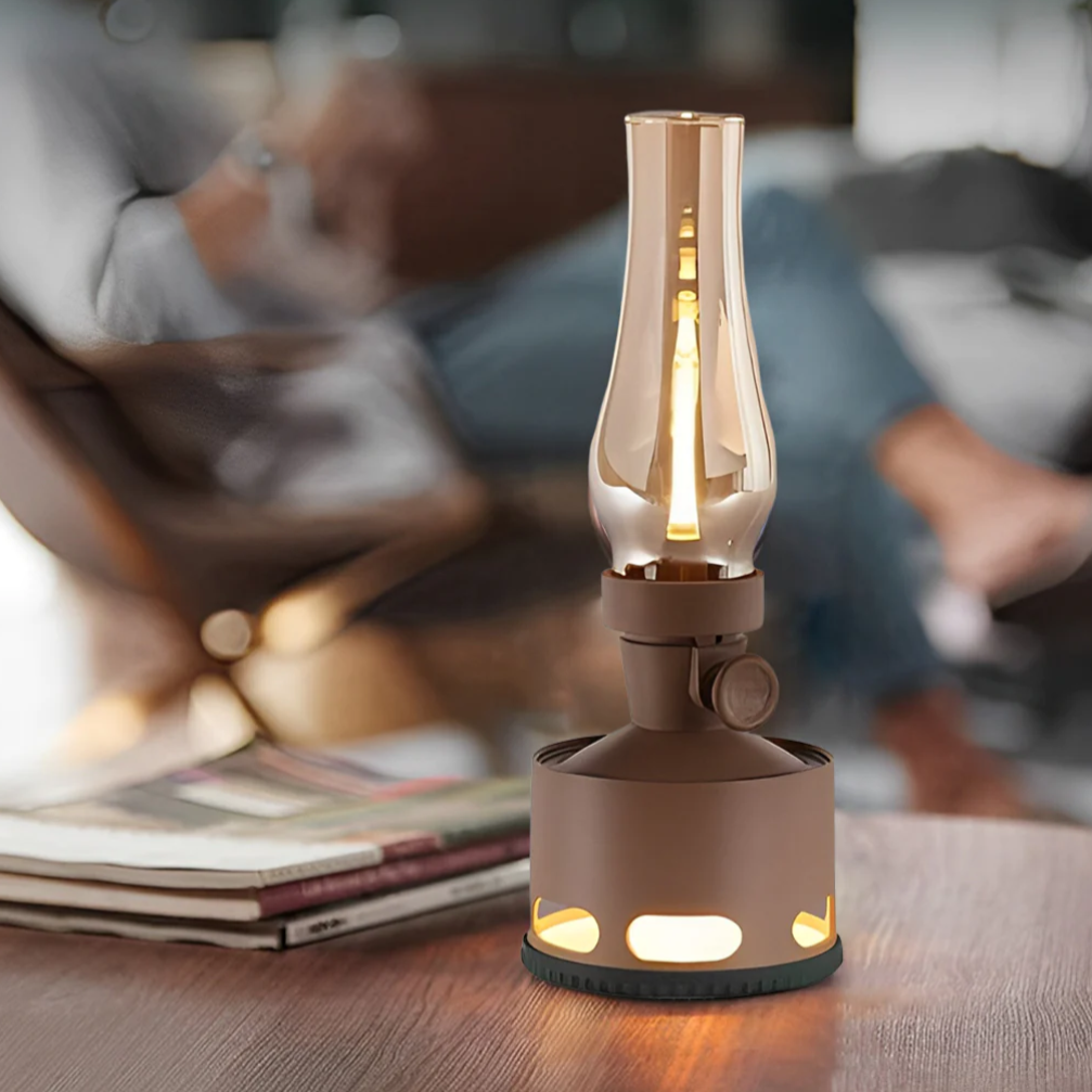 Vintage LED Table Lamp for Warm Ambience and Retro Charm - RetroTable