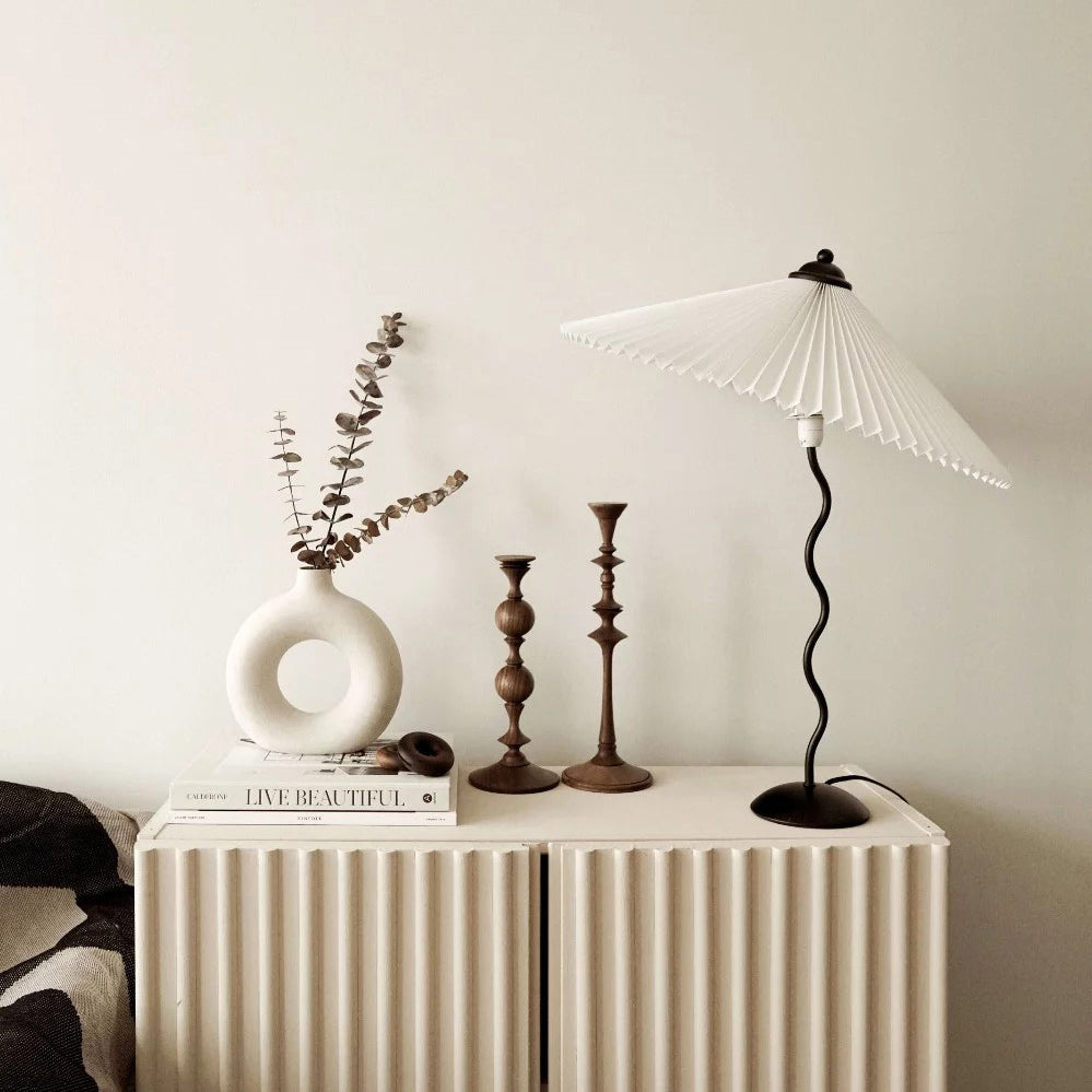 Curved LED Table Lamp for Modern Ambient Glow - CurveTable