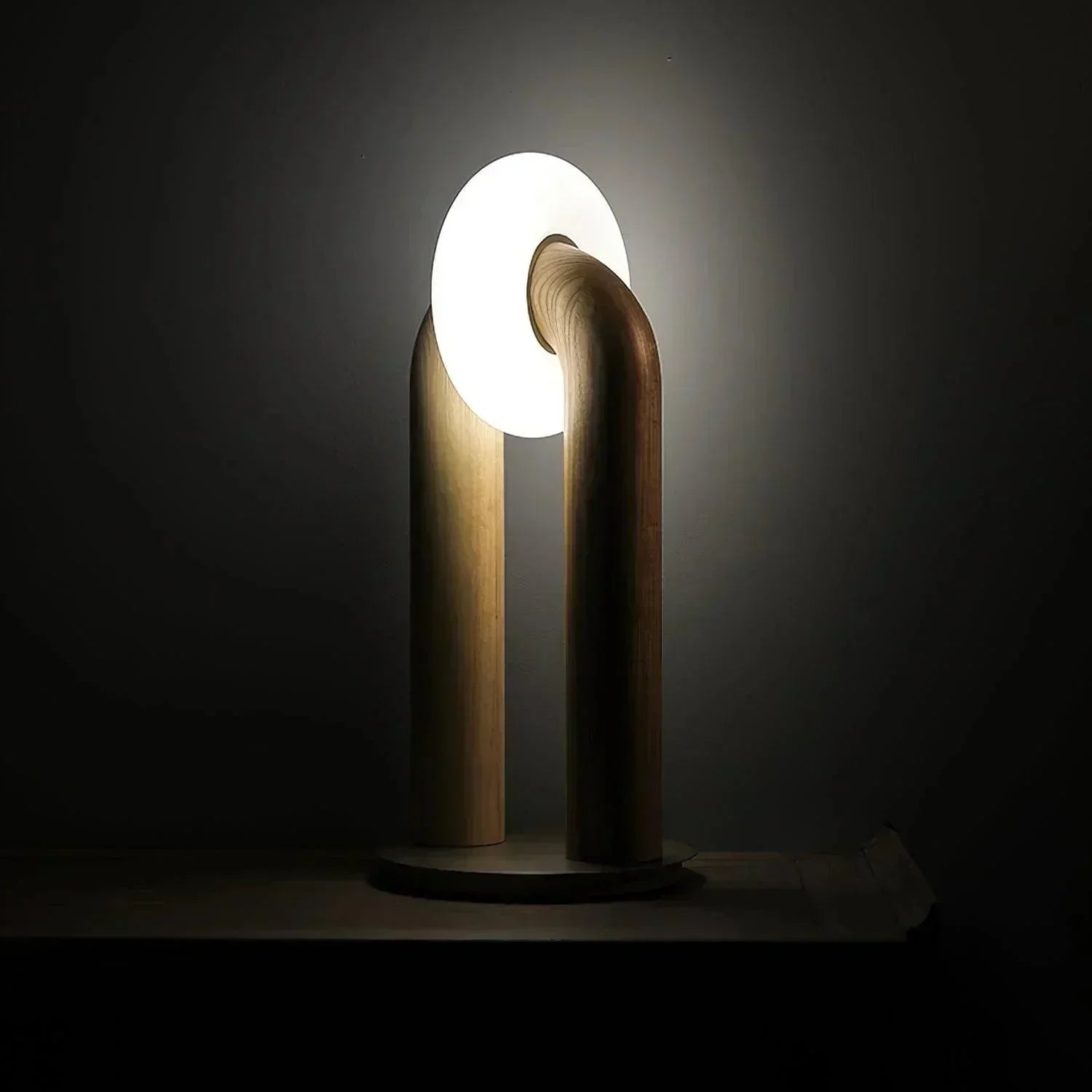 Sleek Rechargeable Arched Table Lamp for Modern Interiors - IndoTable