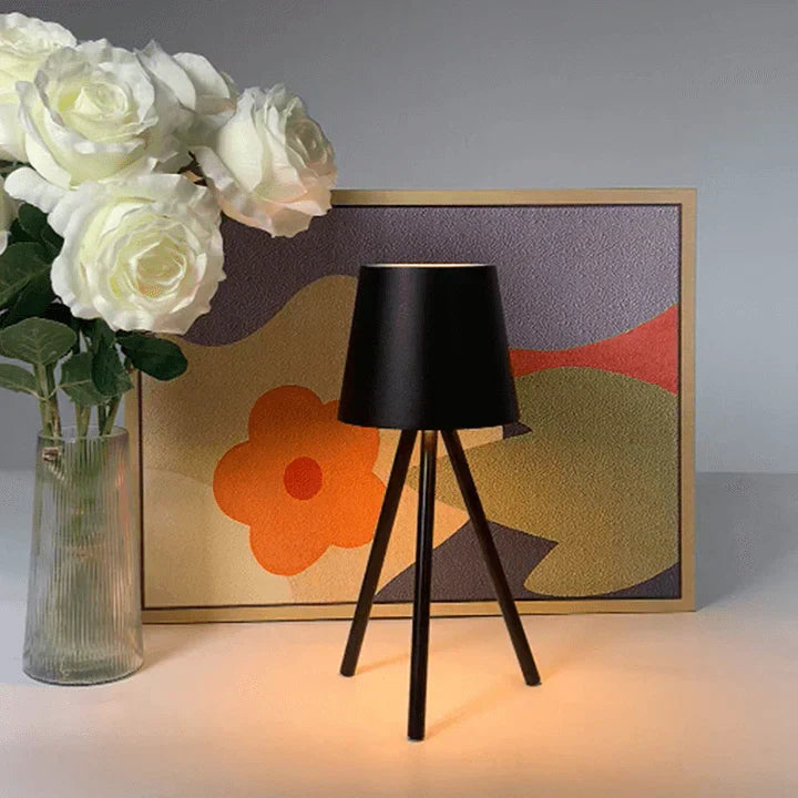 Sleek Portable LED Table Lamp for Ambient Home Lighting - PortTable