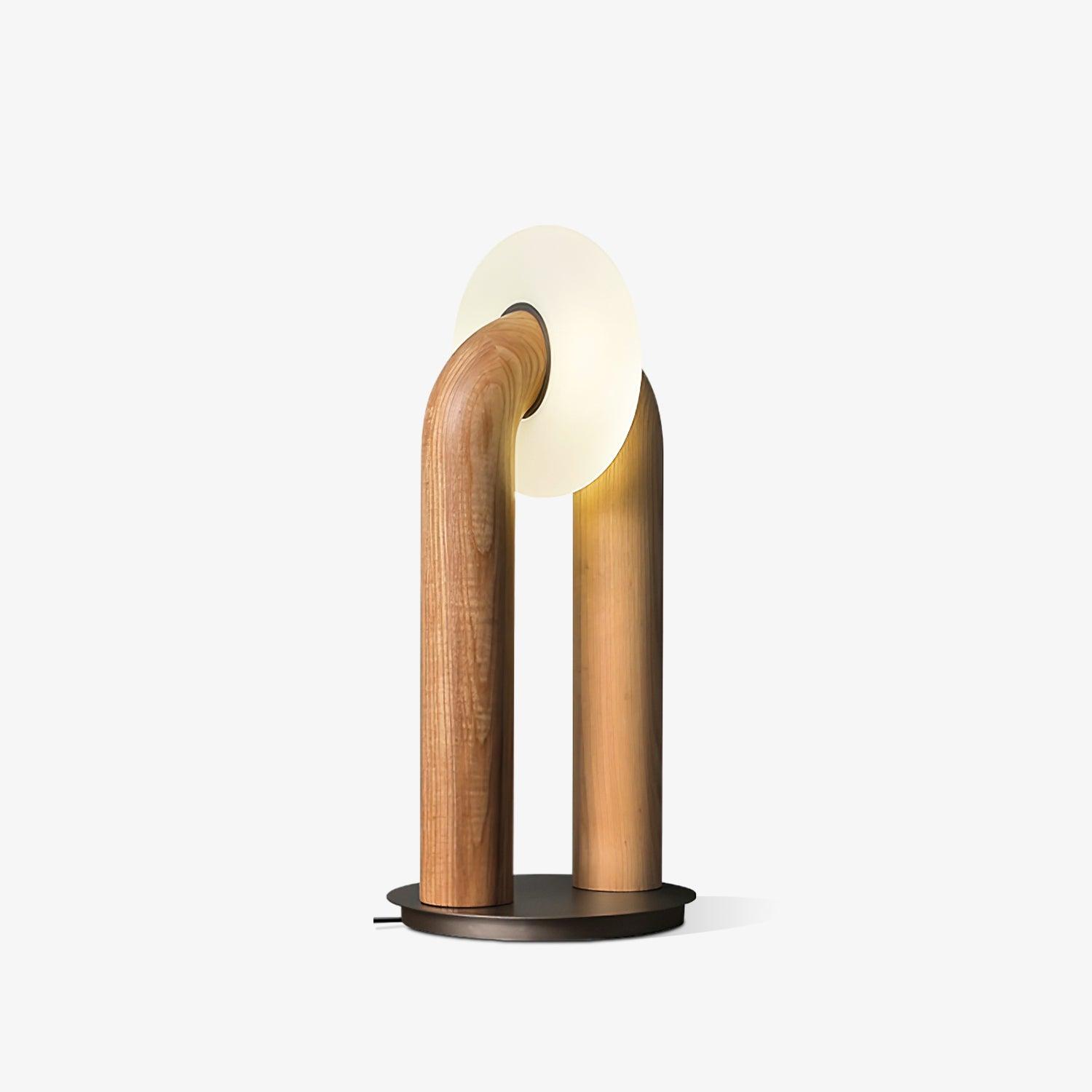 Sleek Rechargeable Arched Table Lamp for Modern Interiors - IndoTable