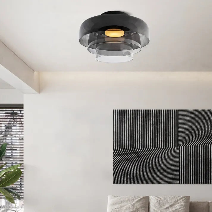 Vintage-Inspired Glass Ceiling Lamp for a Bold, Medieval Ambience - GlassCeil