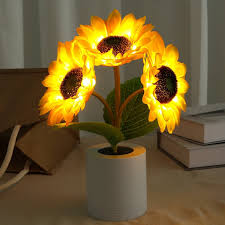 Radiant Floral LED Table Lamp for a Cozy & Stylish Space - FloralTable
