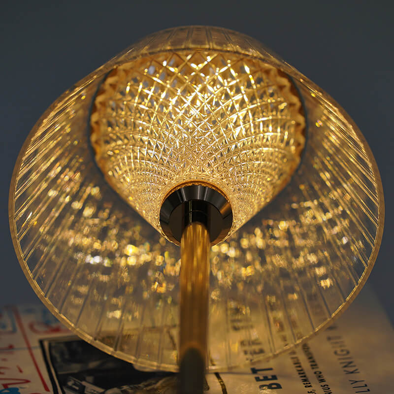 Sleek Crystal Wireless Table Lamp with Warm LED - CrystalTable