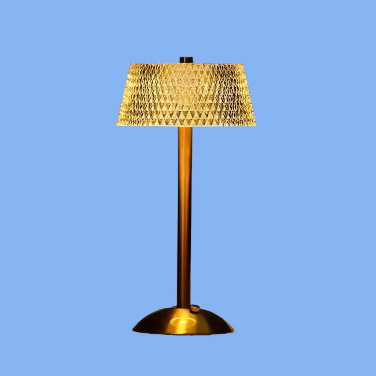 Sleek Crystal Wireless Table Lamp with Warm LED - CrystalTable