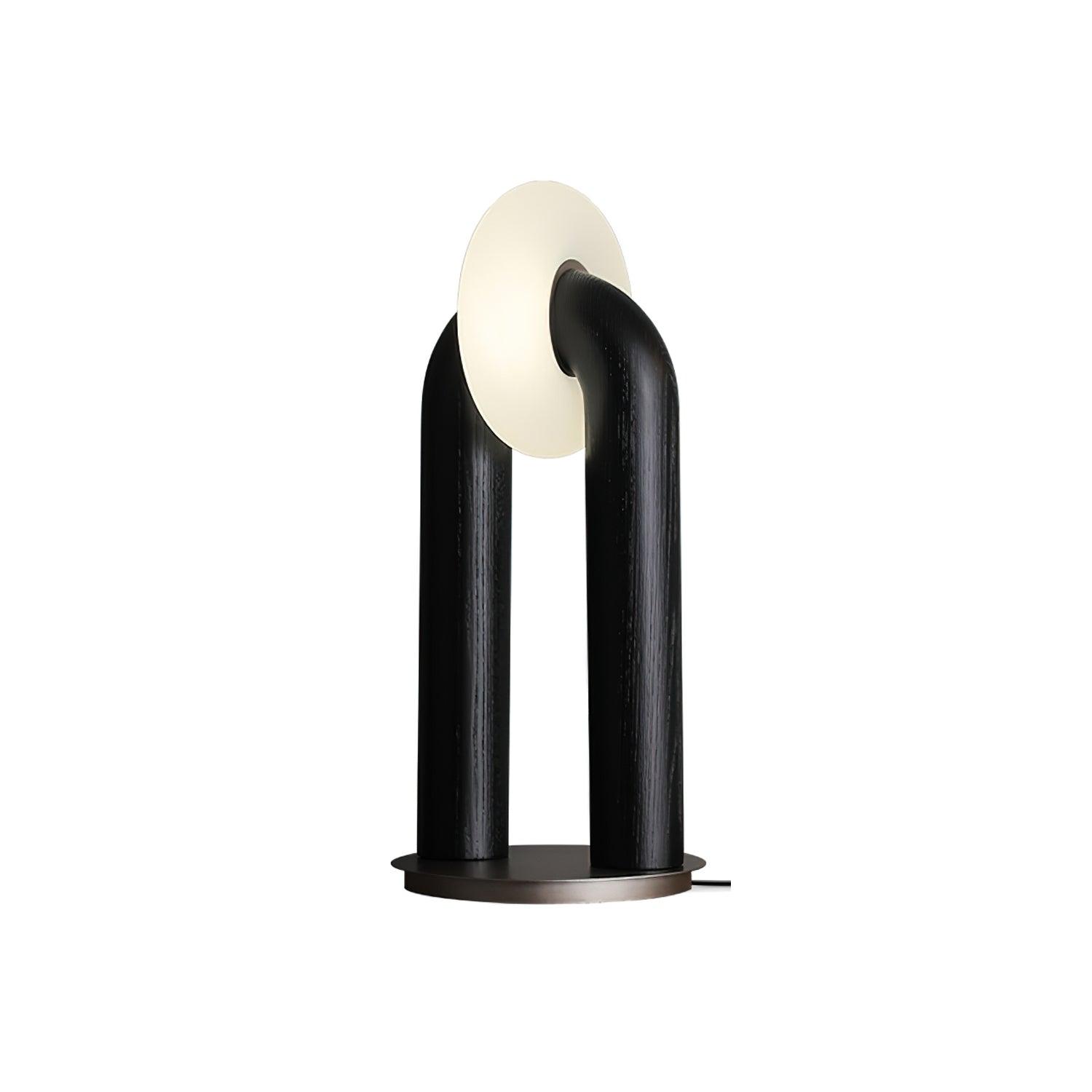Sleek Rechargeable Arched Table Lamp for Modern Interiors - IndoTable