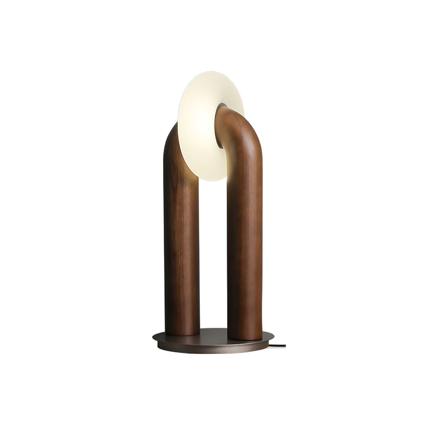 Sleek Rechargeable Arched Table Lamp for Modern Interiors - IndoTable