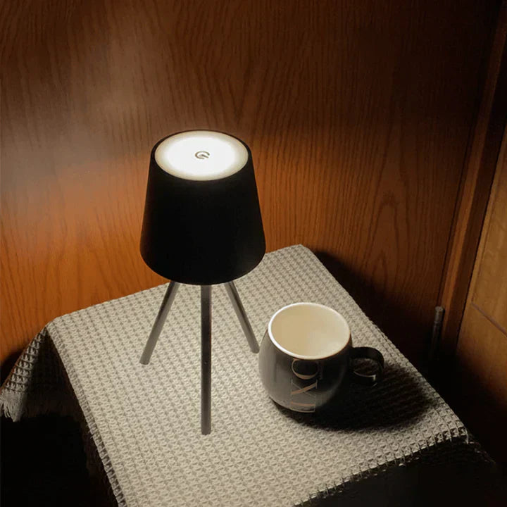 Sleek Portable LED Table Lamp for Ambient Home Lighting - PortTable