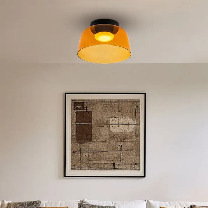 Vintage-Inspired Glass Ceiling Lamp for a Bold, Medieval Ambience - GlassCeil