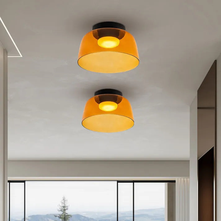 Vintage-Inspired Glass Ceiling Lamp for a Bold, Medieval Ambience - GlassCeil