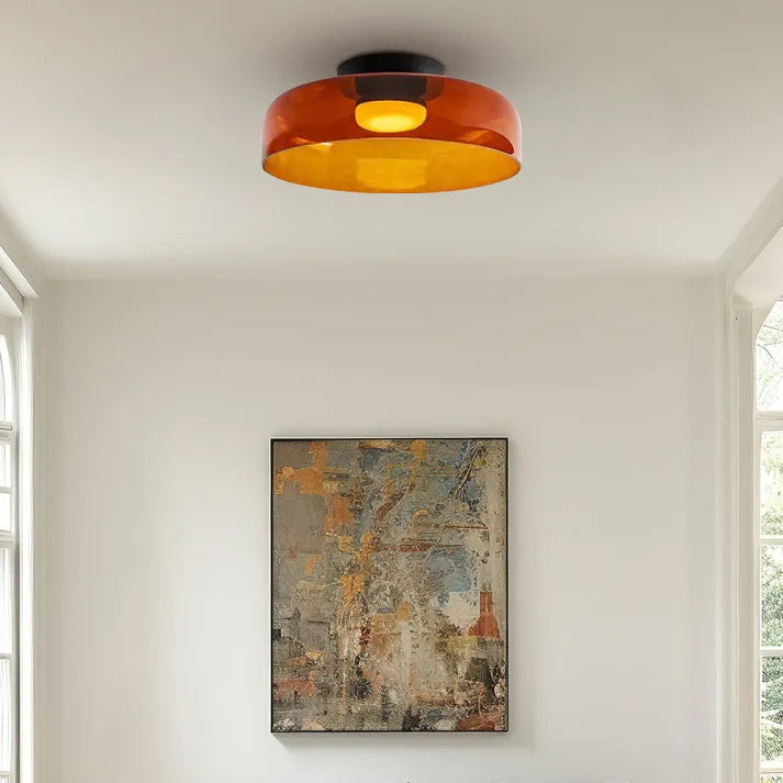 Vintage-Inspired Glass Ceiling Lamp for a Bold, Medieval Ambience - GlassCeil