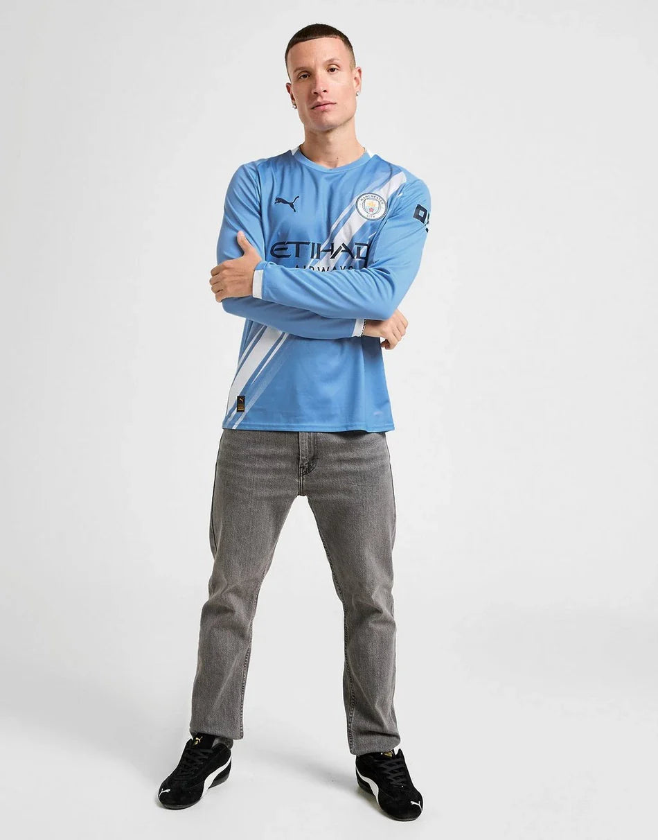2025/26 Manchester City Long Sleeve Home Shirt