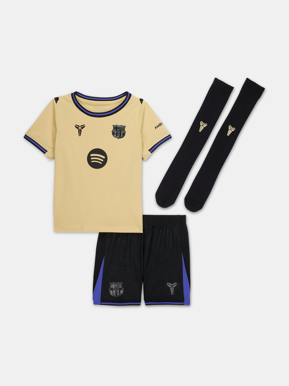 2025/26 FC Barcelona x Kobe Bryant Away Kids Kit