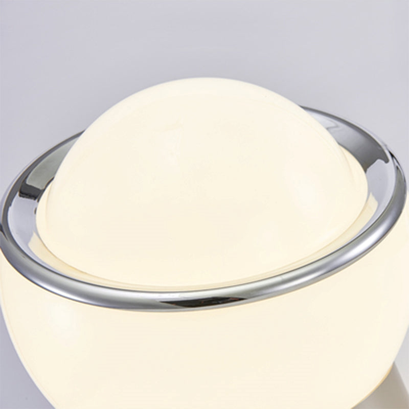 Elegant French Bauhaus Table Lamp with Soft Opal Lighting - OpalTable