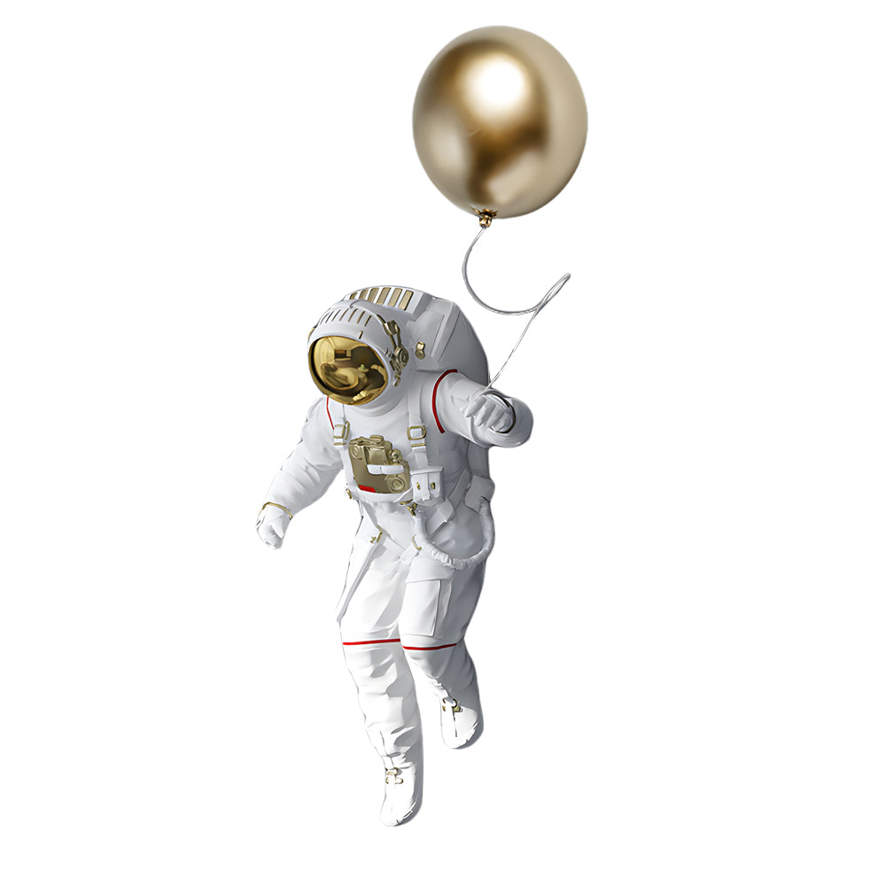 Resin Astronaut and Planet Wall Art Decor