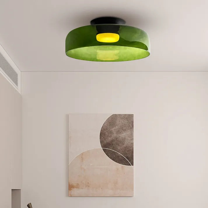 Vintage-Inspired Glass Ceiling Lamp for a Bold, Medieval Ambience - GlassCeil