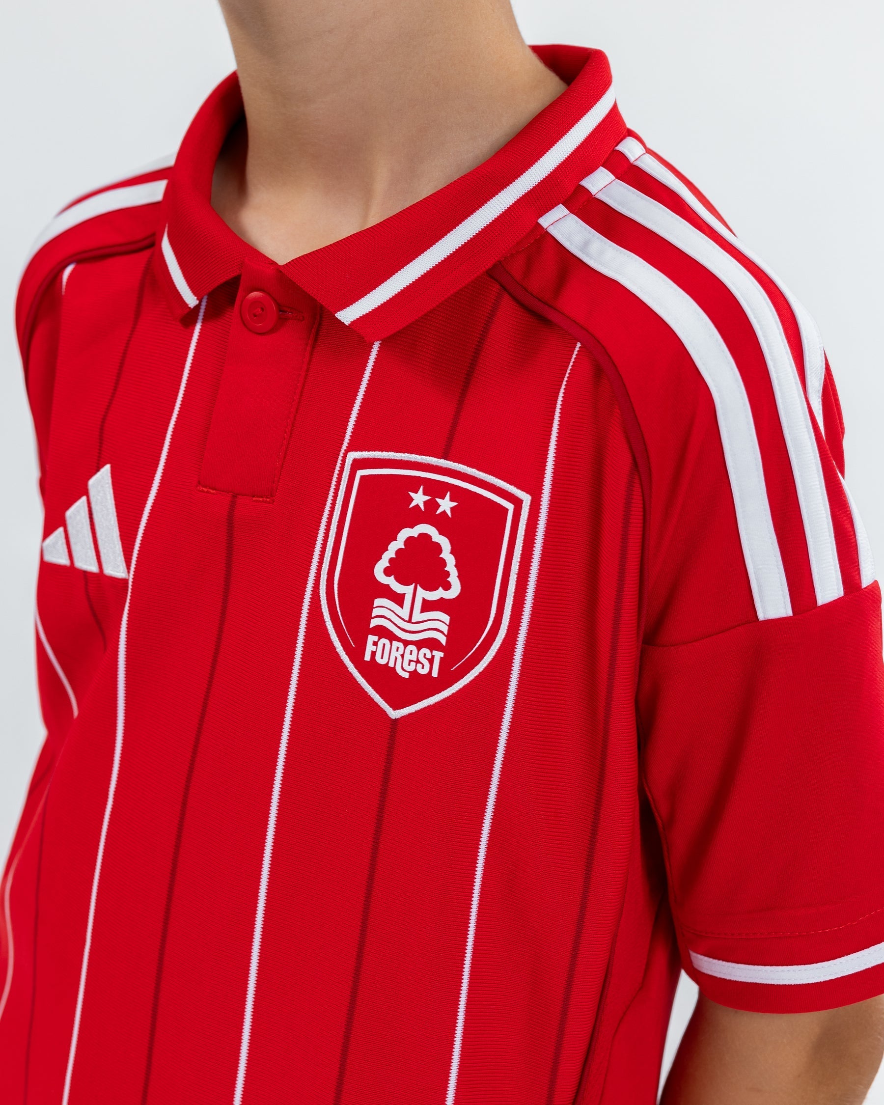 2025-26 Nottingham Forest Home Kids Football Kit