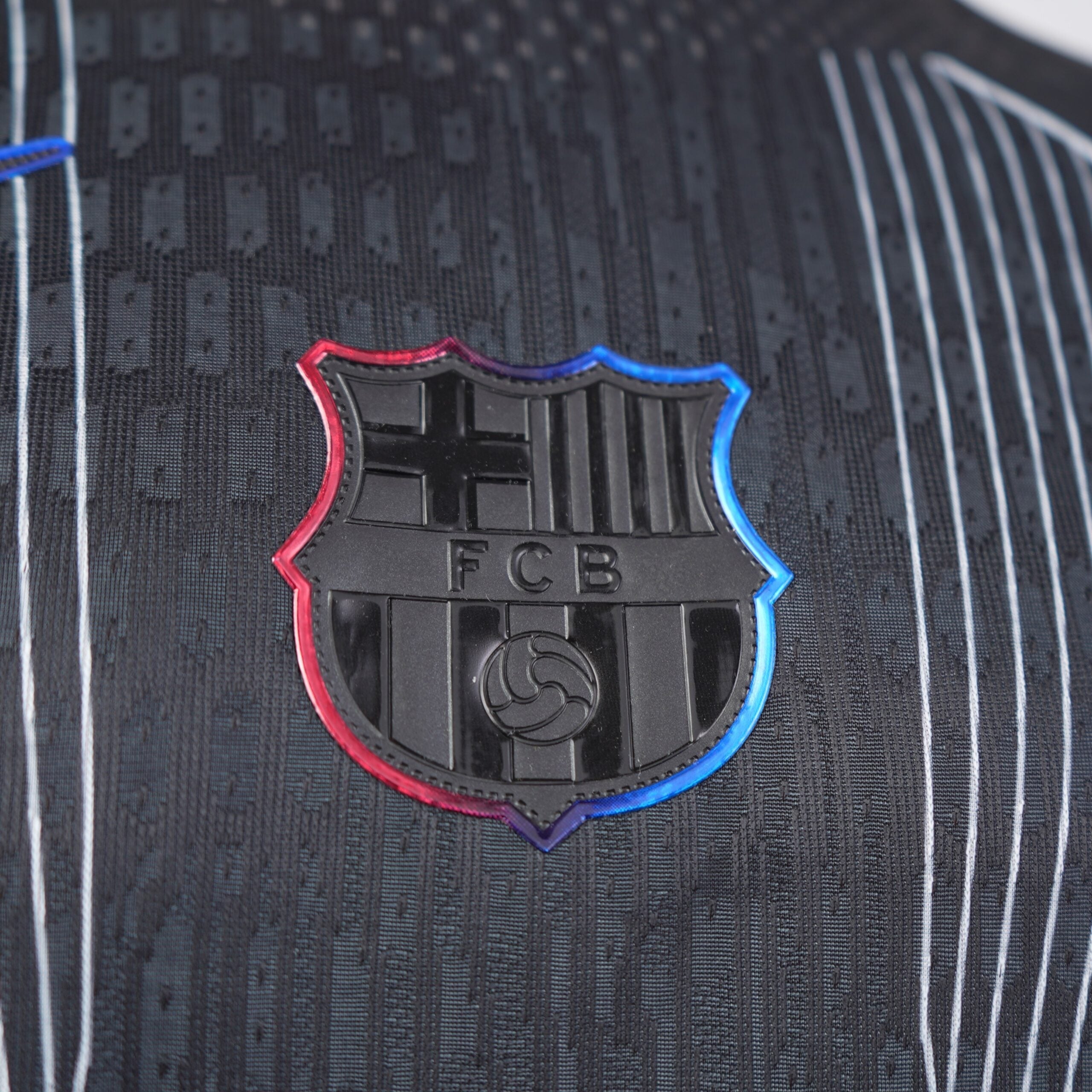 2025/26 FC Barcelona Black Darkness Shirt - Player Version