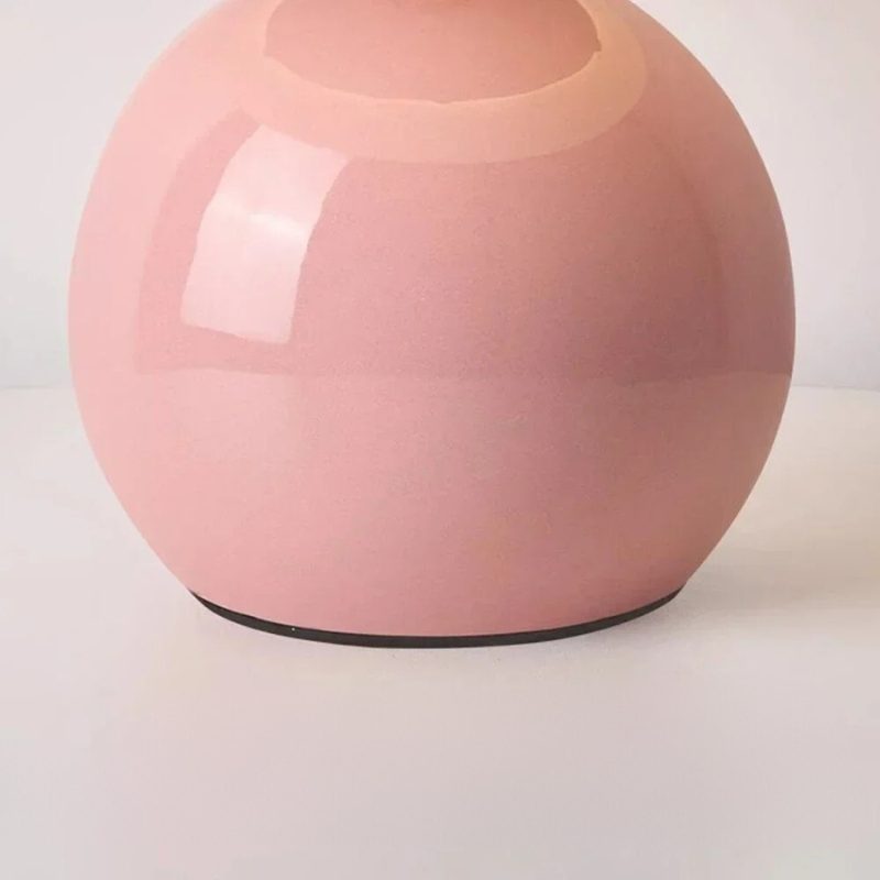 Modern Cream Ceramic Mushroom Table Lamp for a Cozy Glow - MushTable