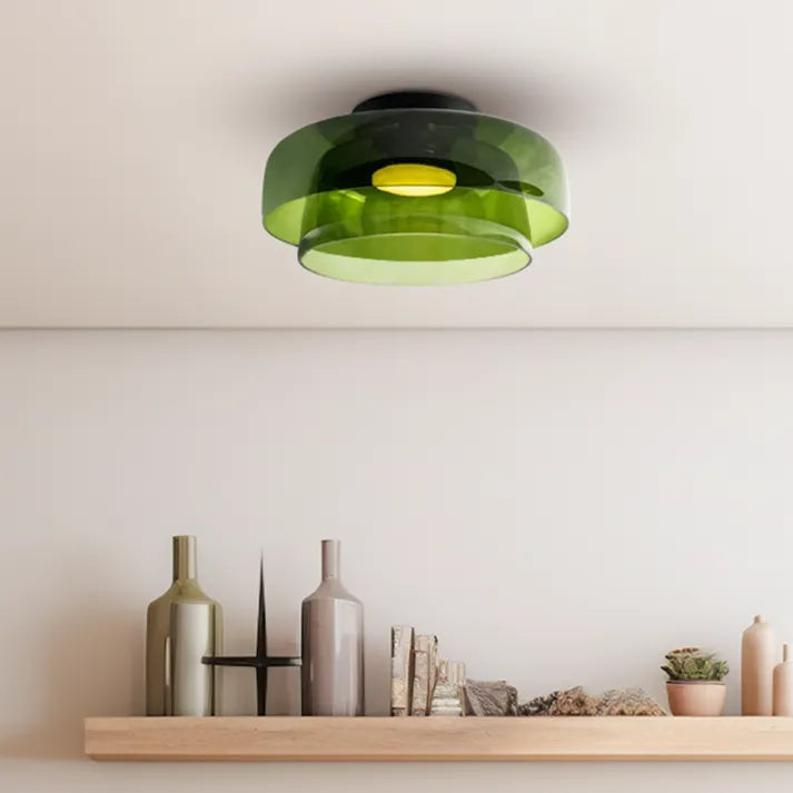 Vintage-Inspired Glass Ceiling Lamp for a Bold, Medieval Ambience - GlassCeil