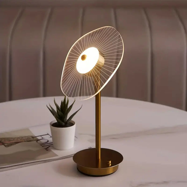 Sleek Modern LED Table Lamp with Soft Ambiance for Cozy Nights - NightTable